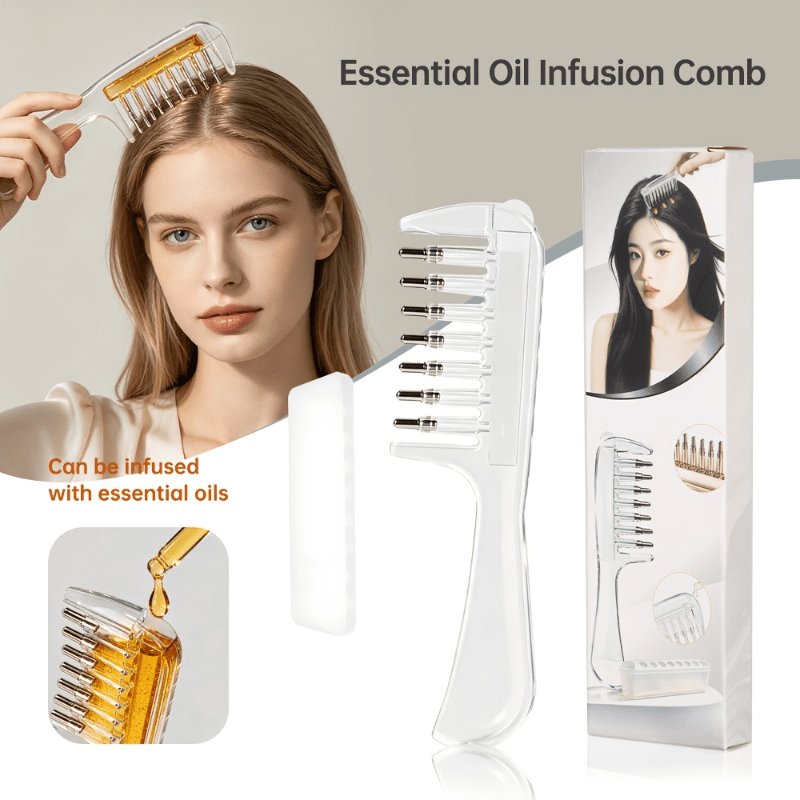 Growth Factor Serum - Peine Transparente para Infusión de Aceites