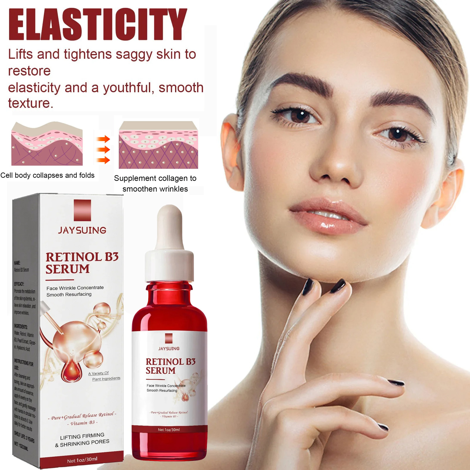 Esencia para eliminar arrugas, - Growth Factor Serum reseña y precio