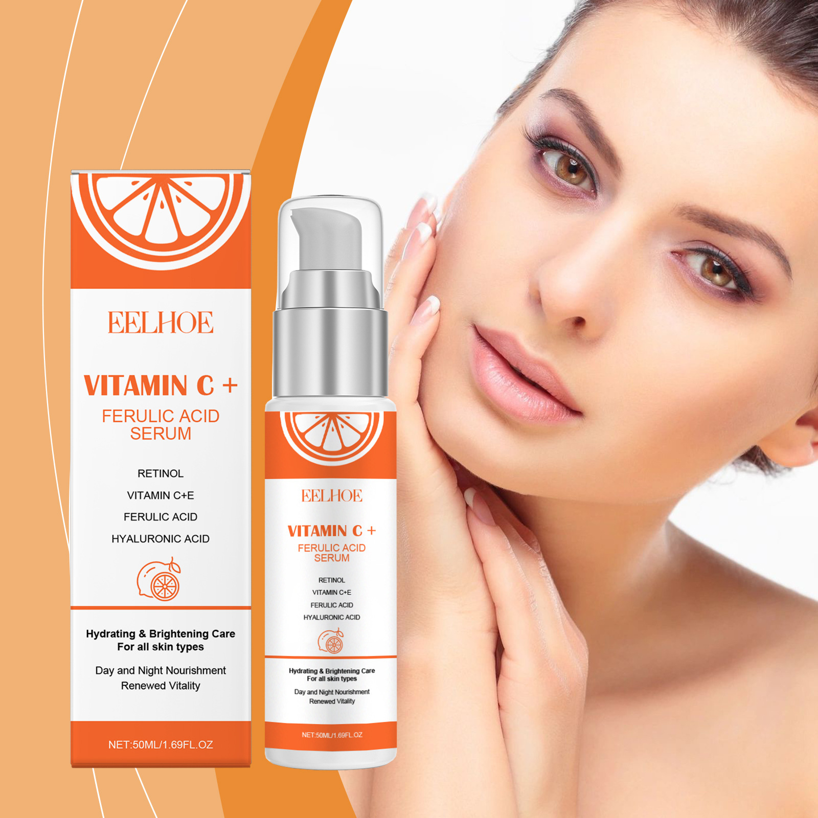 EELHOE-suero de ácido ferulico - Growth Factor Serum reseña y precio