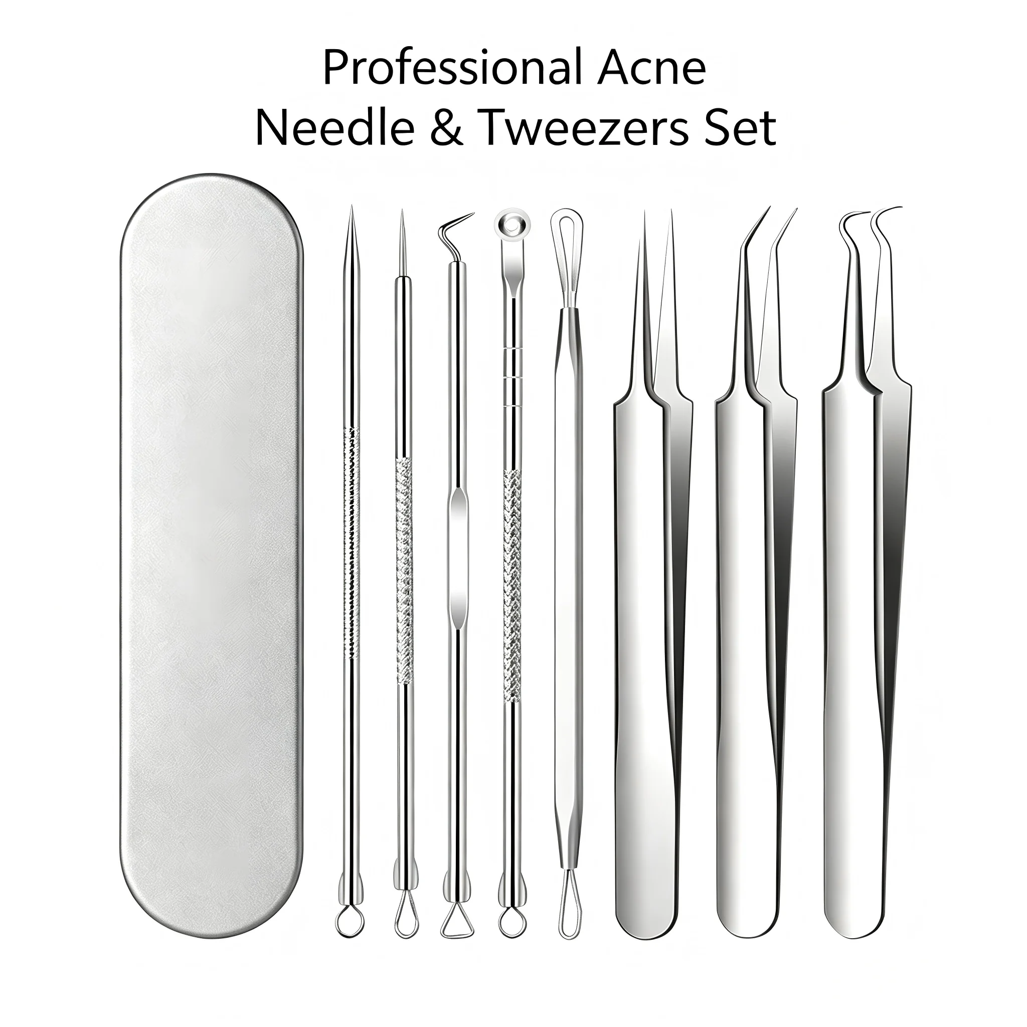 Juego de 8 Piezas de Agujas y  - Luxury Skincare Acne reseña y precio